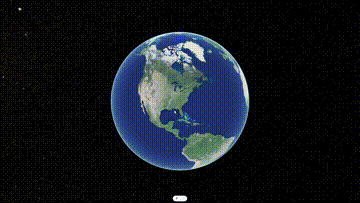 包含地球的Cesium地球